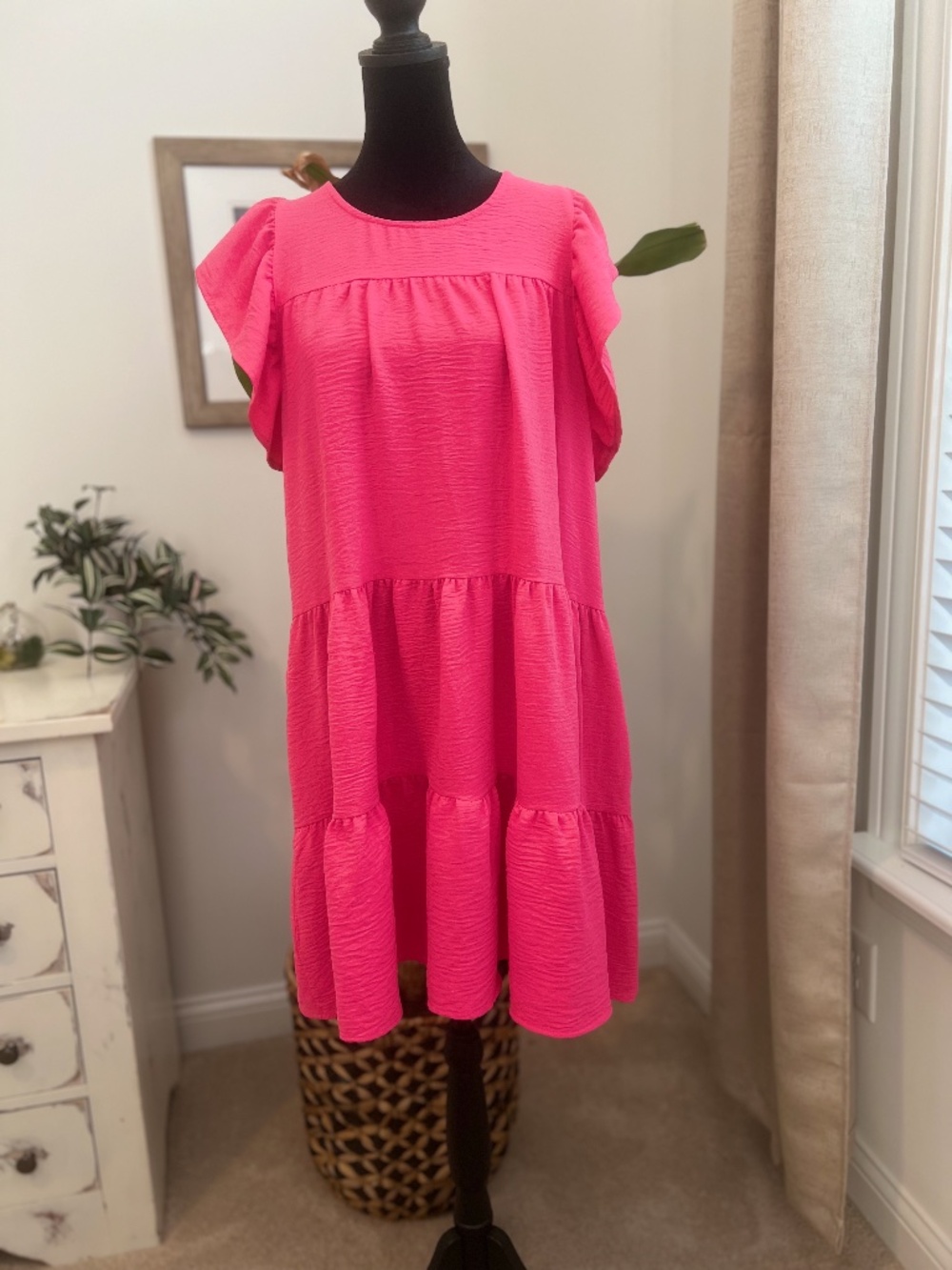 Pink Ruffle Dress